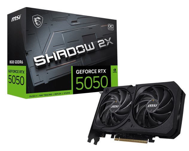 MSI GeForce RTX 5050 8G SHADOW 2X OC
