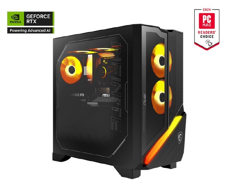 MSI MPG Infinite Z3 9-410U - Ryzen 7 9800X3D - 32GB DDR5 - 1TB NVMe SSD - 850W PSU - Up to 5080 - Windows 11 Home