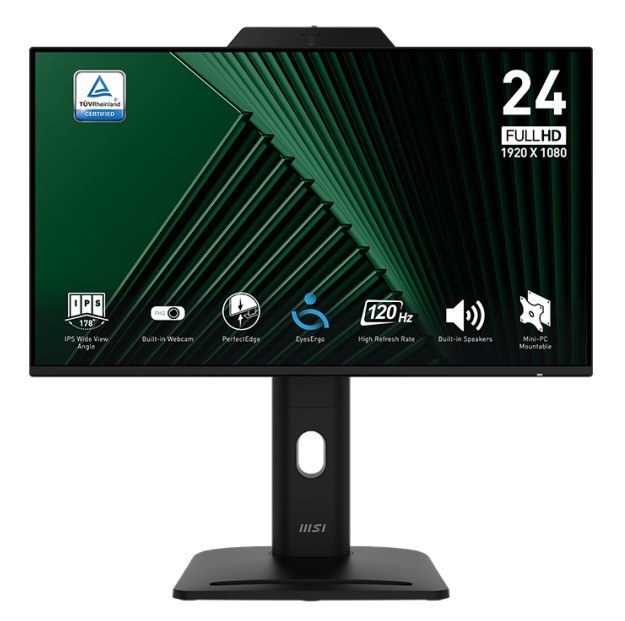 MSI PRO MP242PMG - BOXED DAMAGED 24" IPS, 1920 x 1080 FHD, 120Hz, 1ms, Webcam