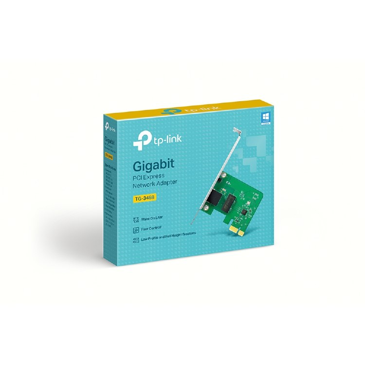 TP-Link TG-3468 32-bit Gigabit PCIe Network Adapter, Realtek RTL8168B Chipset