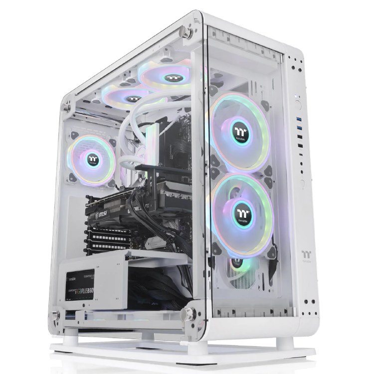 Thermaltake Core P6 Tempered Glass Case - Mid-Tower, White