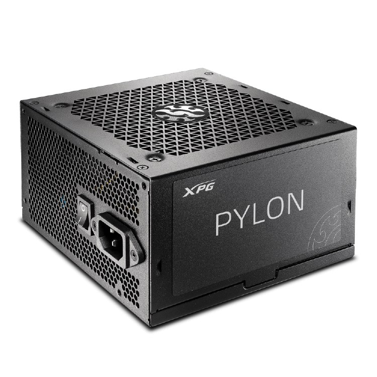 ADATA XPG PYLON Power Supply - 650W, 80 Plus Bronze, Non-Modular, ATX, Black