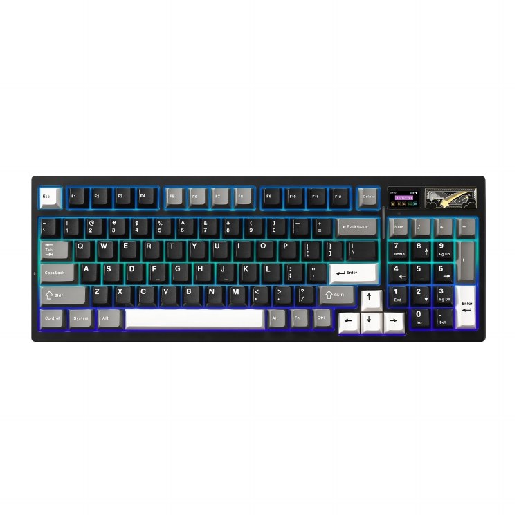 YUNZII IF99 - Standard Profile, Wired and Wireless, Hot-Swappable, Cocoa Cream V2 Linear Switch, Black - KBYZIF99BKCC