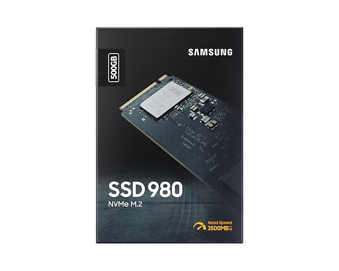 Samsung 980 500GB - PCIe Gen3 x4 M.2 NVMe SSD - MZ-V8V500BW