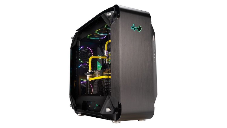 INWIN 925-BLACK, ATX FULL TOWER, ALUMINIUM TEMPERED GLASS, 120mm Fan*9, NO PSU.