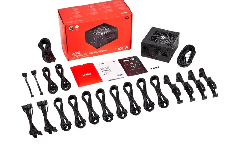 XPG CYBERCORE 1300W PSU 80PLUS TITANIUM ATX 3.0 10Yr Warranty