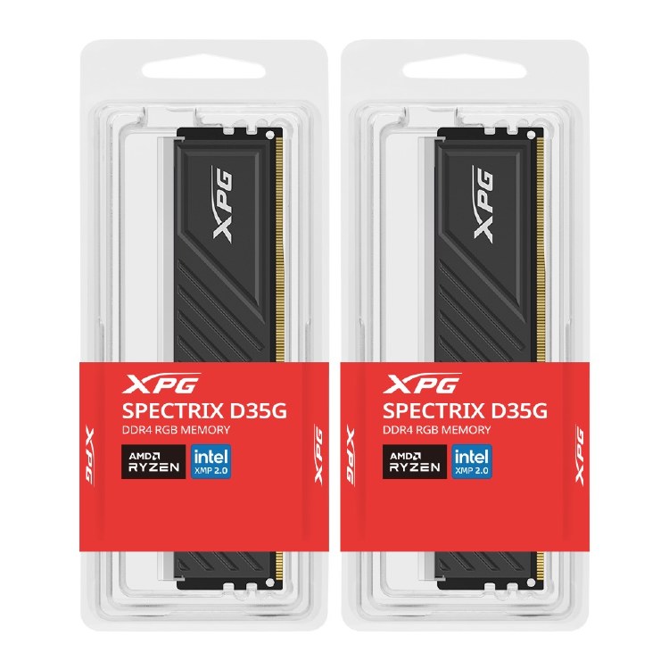 ADATA XPG SPECTRIX D35G 16GB (2*8GB) RGB DDR4 3200MHz BLACK - AX4U32008G16A-DTBKD35G