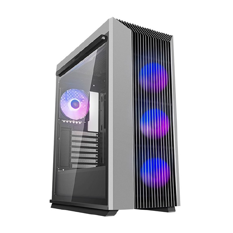 Deepcool CL500 4F-AP High Airflow Mid-Tower ATX Case Mesh Front Panel, Tempered Glass Side Panel, 4 Pre-installed A-RGB Fans