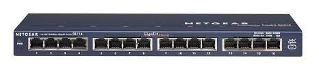 NETGEAR GS116 10/100/1000 GIGABIT 16 PORT SWITCH