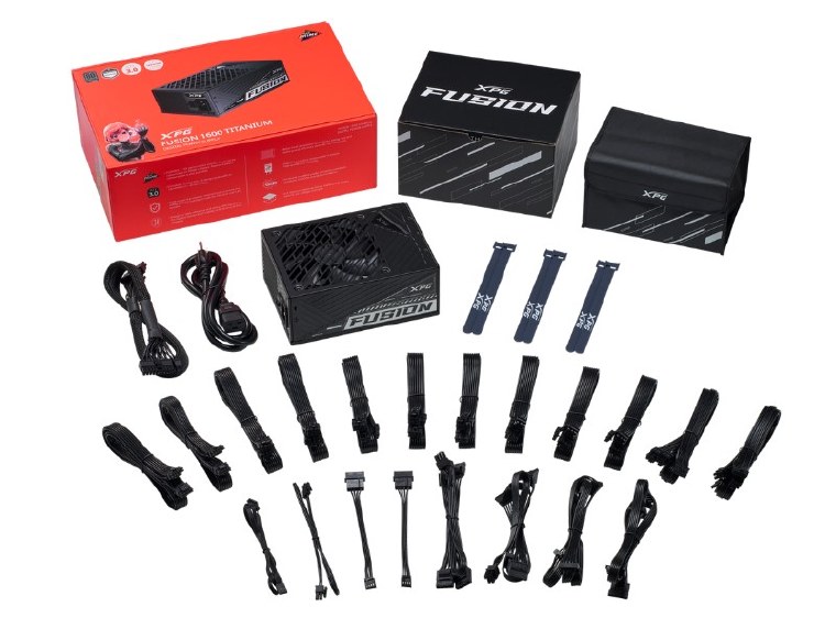 XPG FUSION 1600W PSU 80PLUS TITANIUM ATX 3.0 12Yr Warranty