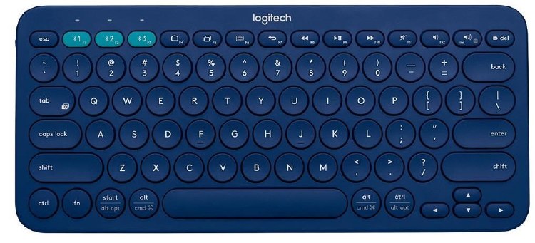 Logitech K380 Multi-Device Bluetooth Keyboard - Blue
