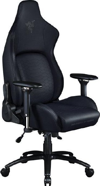 Razer Iskur - Black XL - Gaming Chair With Built In Lumbar Support - TECS