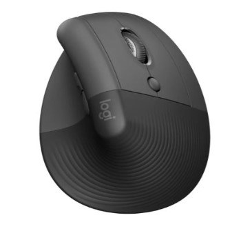 Logitech Lift Vertical Ergonomic Mouse - Graphite - RIGHT HANDED