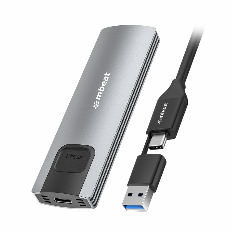 mbeat 10Gb/s M.2 NVMe SATA SSD Enclosure
