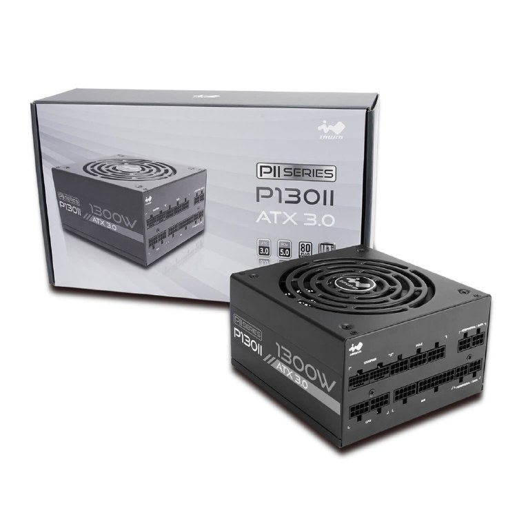 INWIN P2 1300 1300W FULL MODULAR PSU, 80 PLUS Platinum, 10Year Warranty - IW-PS-PII1300W