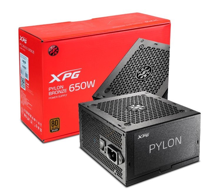 XPG PYLON 650W PSU 80PLUS BRONZE 3Yr Warranty