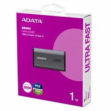 ADATA SE880 1TB - USB-C 3.2 Gen 2x2, Titanium Gray - SSD-A-SE880-1TB