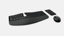 Microsoft Wireless Sculpt Ergonomic desktop USB Mouse & Keyboard - RETAIL BOX (BLACK) revision