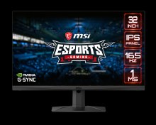 Ex-Display MSI Optix MAG321QR 32" Wide Screen 2560 x 1440 Resolution 165Hz, HDR400, IPS, Gsync Compatible, Gaming Monitor