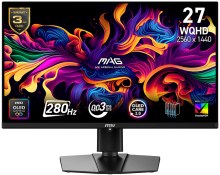 MSI MAG 271QP QD-OLED X28 - 26.5" QD-OLED, 2560 x 1440 WQHD, 280Hz, 0.03ms