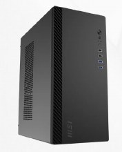 MSI PRO SHIELD M100P Case - MicroATX-Tower, Black