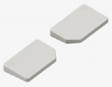 NuPhy Node Series High-Profile Silicone Wrist Rest (Lunar White)