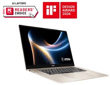MSI Prestige 16 AI+ C3MG-245AU Platinum Gray 16" 2.8K (2880 x 1800) OLED, 120Hz  Intel Arc Graphics Intel Core Ultra X7 358H LPDDR5X 32GB 1TB NVMe PCIe Gen4x4 SSD Windows 11 Pro, 81Whr 3 Year Wty