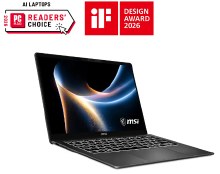 MSI Prestige 14 AI+ D3MG-219AU Platinum Gray 14" FHD+ (1920 x 1200) OLED, Intel Arc Graphics Intel Core Ultra X7 358H LPDDR5X 32GB 1TB NVMe PCIe Gen4x4 SSD Windows 11 Pro, 81Whr 3 Year Wty