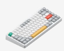 NuPhy Halo75 V2 IO Series Wireless Mechanical Keyboard (Ionic White) (Red Max Switch)