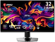 EX-DISPLAY: MSI MPG 322UR QD-OLED X24 - 31.5" QD-OLED, 3840 x 2160 UHD, 240Hz, 0.03ms, G-Sync Compatible/AMD FreeSync Premium Pro