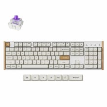 Keychron K10 HE Special Edition - Standard Profile, Wired and Wireless, Hot-Swappable, Gateron Double-Rail Magnetic Nebula Switch, White - KBKCK10HQ1