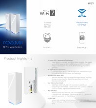 MSI Roamii BE Pro Mesh System - 2 Pack