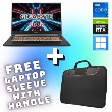 GIGABYTE G7 MD-71AU123SO - 11th Gen i7 RTX 3050 Ti Gaming Laptop - FREE Laptop Sleeve