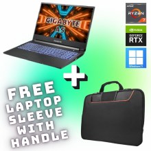 GIGABYTE A5 K1-BAU2150SB - R7 5800H RTX 3060 Gaming Laptop - FREE Laptop Sleeve