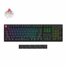 Keychron K10v2 - Standard Profile, Wired and Wireless, RGB Backlight, Red Super Switch, Black - KBKCK10XJ1