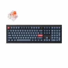 Keychron V6 Max QMK/VIA Wireless Custom Mechanical Keyboard Fully Assembled Knob (Carbon Black) (Red Switch) Keychron V6 Max QMK/VIA Wireless Custom Mechanical Keyboard Fully Assembled Knob (Carbon Black) (Red Switch)