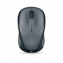 Logitech M235 Wireless Mouse Grey Contoured design Glossy Comfort Grip Advanced Optical Tracking 1-year battery life