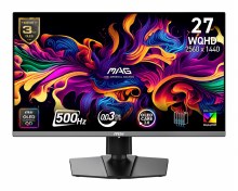 EX-DISPLAY: MSI MAG 272QP QD-OLED X50 - 26.5" QD-OLED, 2560 x 1440 WQHD, 500Hz, 0.03ms, Adaptive-Sync