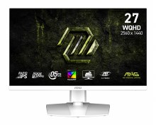 MSI MAG 274QRFW E20 - 27" Rapid IPS, 2560 x 1440 WQHD, 200Hz, 0.5ms, Adaptive-Sync