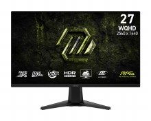 MSI MAG 275QF E20 - 27" Rapid IPS, 2560 x 1440 WQHD, 200Hz, 0.5ms, AMD FreeSync Premium
