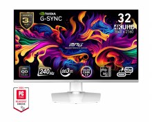 MPG 321URXW QD-OLED - 31.5" QD-OLED, 3840 x 2160 UHD, 240Hz, 0.03ms, G-Sync Compatible MPG 321URXW QD-OLED - 31.5" QD-OLED, 3840 x 2160 UHD, 240Hz, 0.03ms, G-Sync Compatible