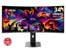 MSI MPG 341CQR QD-OLED X36 - 34" QD-OLED, 3440 x 1440 UWQHD, 360Hz, 0.03ms, NVIDIA G-SYNC Compatible/AMD FreeSync Premium Pro