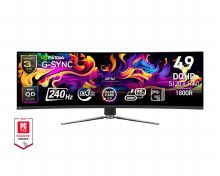 EX-DISPLAY: MSI MPG 491CQPX QD-OLED - 49" QD-OLED, 5120 x 1440 DQHD, 240Hz, 0.03ms, G-Sync Compatible