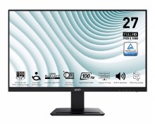 MSI PRO MP273A - 27" IPS, 1920 x 1080 FHD, 100Hz, 1ms