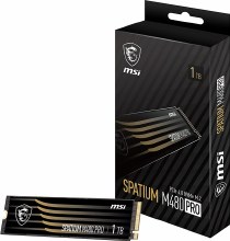 MSI SPATIUM M480 PRO 1TB - PCIe 4.0 Gen4 x4 M.2 NVMe SSD