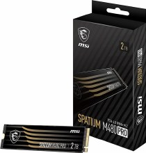 MSI SPATIUM M480 PRO 2TB - PCIe 4.0 Gen4 x4 M.2 NVMe SSD