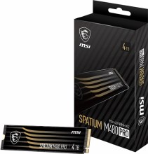 MSI SPATIUM M480 PRO 4TB - PCIe 4.0 Gen4 x4 M.2 NVMe SSD