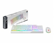 MSI VIGOR GK30 + CLUTCH GM11 Gaming Keyboard + Mouse Combo (White Color) MSI VIGOR GK30 + CLUTCH GM11 Gaming Keyboard + Mouse Combo (White Color)