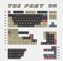 KeyTok KDA Y2K Dye Sub PBT Keycaps - 170 Keys - (The Past)