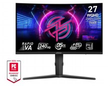 EX DISPLAY: MSI MPG 275CQRXF - 27" Rapid VA, 2560 x 1440 WQHD, 240Hz, 0.5ms, AMD FreeSync Premium EX DISPLAY: MSI MPG 275CQRXF - 27" Rapid VA, 2560 x 1440 WQHD, 240Hz, 0.5ms, AMD FreeSync Premium